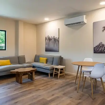 2 Bedroom Apartment with full beds and bunk beds